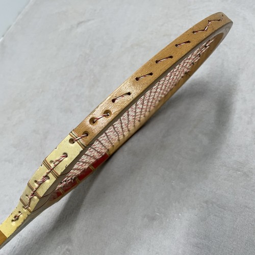 Juego de 2 raquetas de tenis de madera Hawthorne de colección prensa deportiva champ fibra Japón - Imagen 9 de 24
