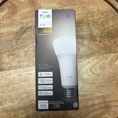 Philips Hue Smart LED A21 Bulb, Warm White Light 2700K, E26 Base, 13.5W
