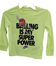 Boys kids Nike Long Sleeve Shirt Volt Basketball NEW Size 4