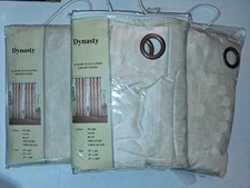 New Dynasty Luxury Grommet 3 Panel Set 2x 55x96" 1 55x108 Free Shipping