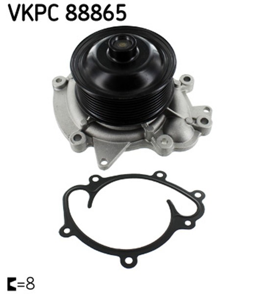 Skf Wasserpumpe MotorküHlung Vkpc 88865 FüR Mercedes Cls Clk Gl W211 W204 S204-image