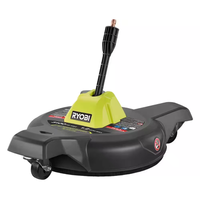 #ad Ryobi 12 in 3100 Psi Electric Pressure Washer Surface Cleaner with Caster Wheels $94.08