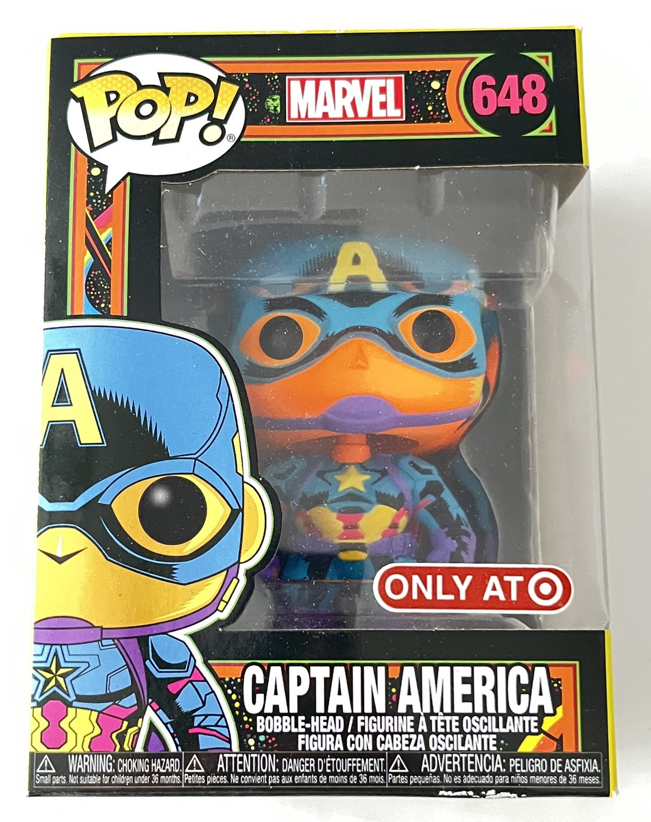 NEW FUNKO POP MARVEL CAPTAIN AMERICA #648 TARGET EXCLUSIVE B