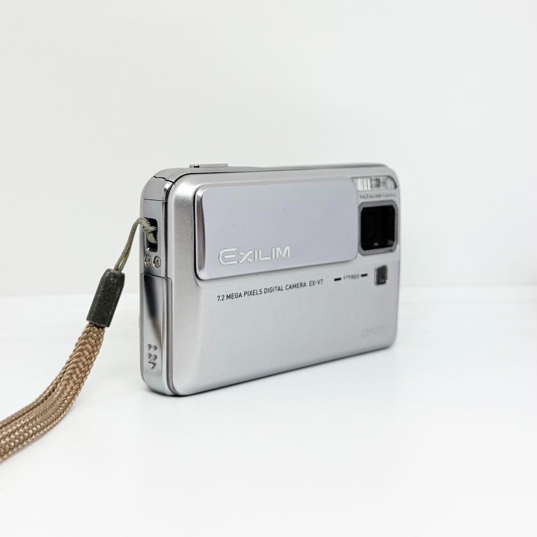 美品　CASIO　EXILIM EX-V7 Casio EX-V7 7.2MP Digital Camera - Silver for sale online | eBay