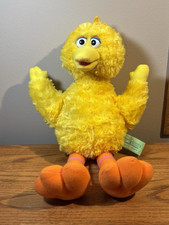 Vintage 2002 Sesame Street Big Bird 14 inch Yellow Plush Gund 75350 Stuffed
