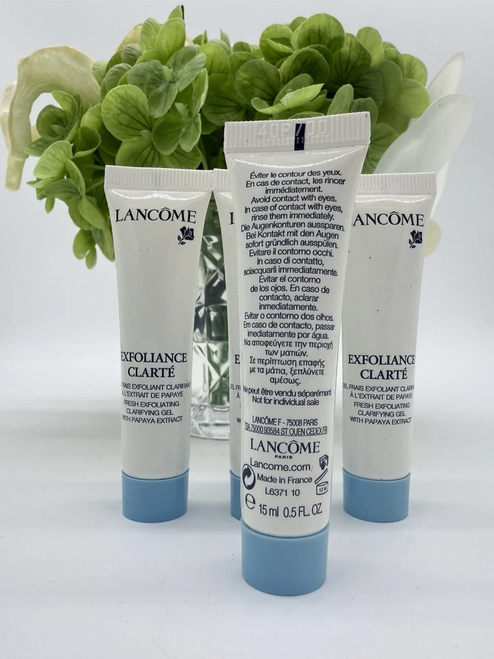 4 Lancome EXFOLIANCE CLARTE Exfoliating Clarifying Gel 0.5 oz/ 15ml Each - Image 2 of 2