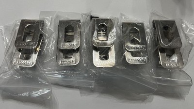 10 New Dewalt OEM N268241 20V Belt Clips Hooks for Nearly all 20V Dewalt Tools