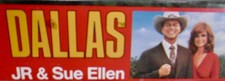 DALLAS Puzzle "JR & SUE ELLEN" F.X. SCHMID von 1982 500Teile rar