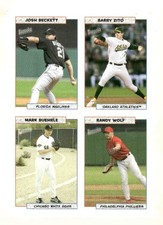 2005 Bazooka #38 Mark Buehrle / Barry Zito / Josh Beckett / Randy Wolf
