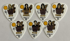 Alice Cooper Ryan Roxie Nita Strauss Cooper Doo White 7 Pack Guitar Pick