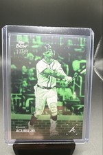 2025 Topps Black & White - Ronald Acuña Jr. #021 Green /99