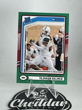 2024 Panini Donruss Tejhaun Palmer #384 Rated Rookie Cardinals Green Press Proof