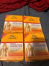 4*Tiger Balm Pain Relieving Patch 5/patches 4" x 2.75"