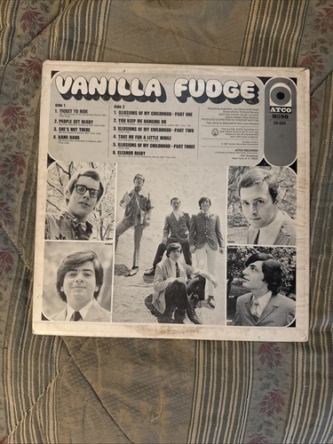 Vanilla Fudge Self Titled Vinyl LP Record Album SD 33-224 Mono - Picture 2 of 4