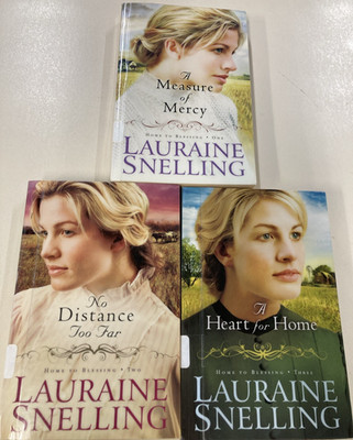 Home To Blessing lot of 3 SC Lauraine Snelling Christian Fiction Ex lib Good