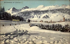 Berninabahn Celerina Switzerland vintage postcard q206