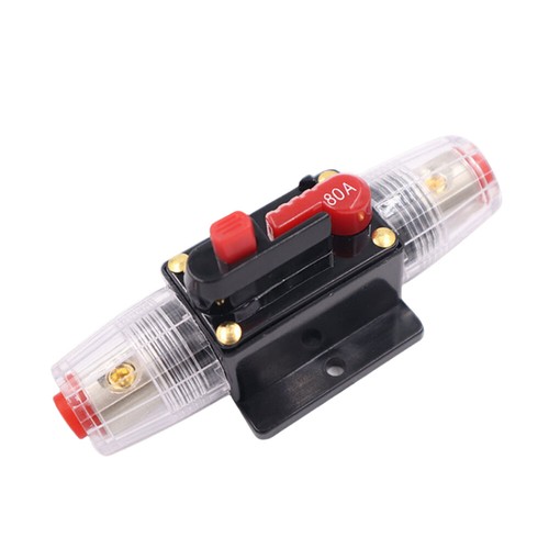 12V 20-150AMP Trip DC Car Audio Solar Energy Inline Circuit Breaker Fuse Holder/ - Picture 3 of 28