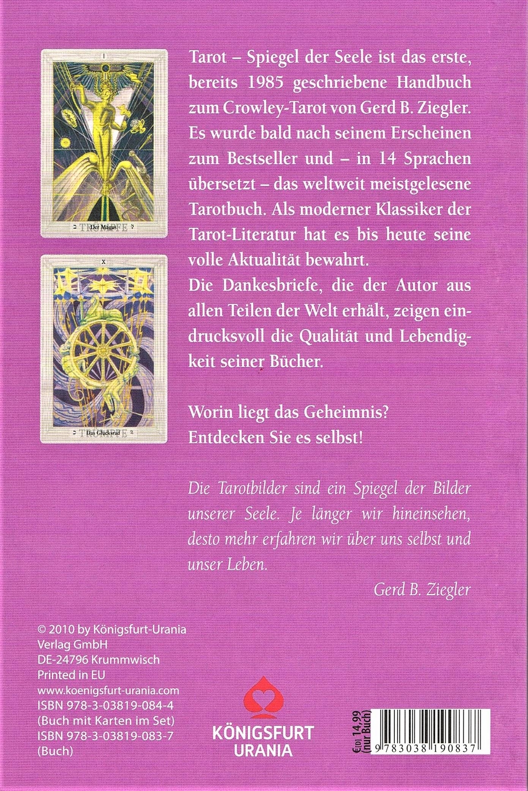 Thumbnail - Tarot. Spiegel Der Seele Gerd B. Ziegler