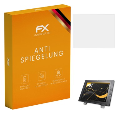 atFoliX 2x Schutzfolie für Wacom CINTIQ 21UX 2 Generation matt&stoßfest