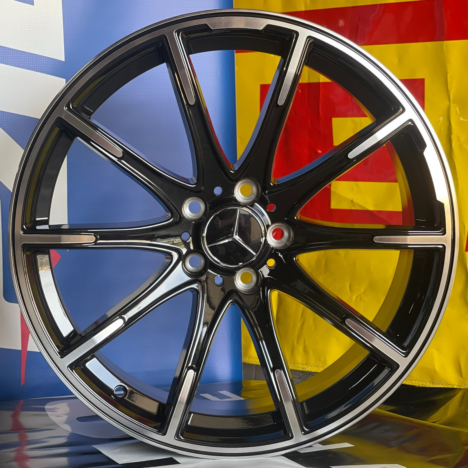 20'' Wheels fit Mercedes Brabus Style S550 CLS Bentley S63 E350 Tires GLC Black