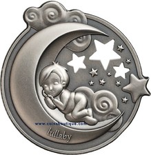 Lullaby dreaming boy 1 oz silver coin ultra high relief Cook Islands 2018