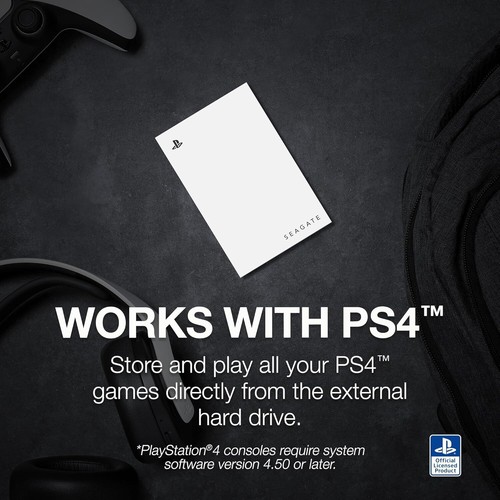 Seagate Game Drive 2TB per PS4/PS5 HDD Esterno, USB 3.0 LED Blu +2 Settimane PS+ - Foto 8 di 10