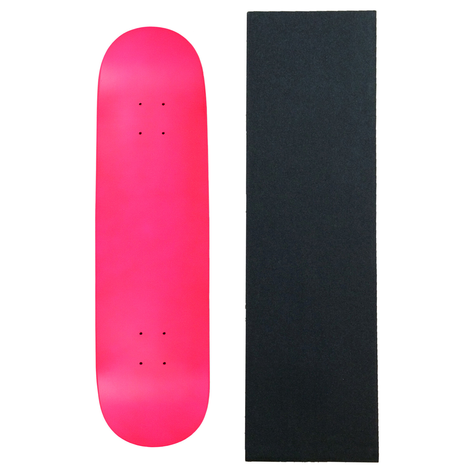 MOOSE Blank Skateboared Deck 8.0' NEON PINK - With Griptape BRAND NEW IN SHRINK