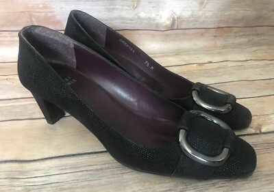 m and s ladies black shoes
