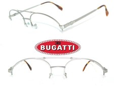 ETTORE BUGATTI OCCHIALI GRIGIO OPACO MEZZA MARCA 64328 OCCHIALI DA SOLE UOMO PARIS MUST