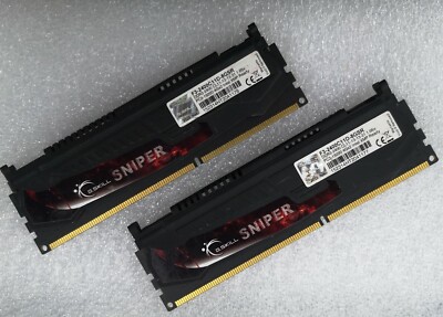 G.SKILL SNIPER 2 x 4GB DDR3 2400 PC3-19200 F3-2400C11D-8GSR 240pin Dsektop RAM