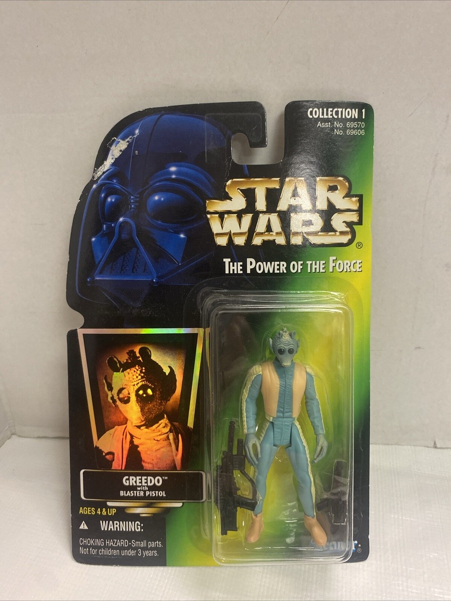Kenner Star Wars Potf Red Card Greedo Action Figure for sale