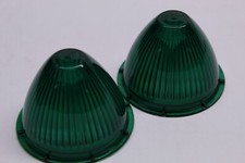 Lot Of 2- Green Plastic Lens Peterson Beehive Cab Marker Clearance Lights 110-15 Lot Of 2- Green Plastic Lens Peterson Beehive Cab Marker Clearance Lights 110-15