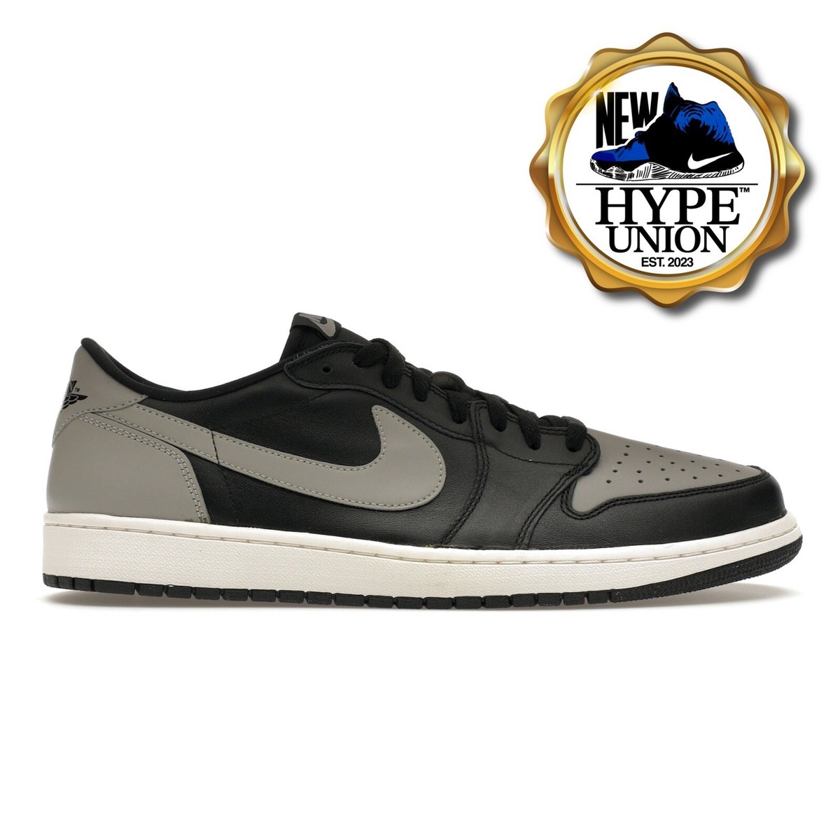 Nike Air Jordan 1 Low OG 'Shadow' 2015 Big Swoosh Gray Black Nike Air Jordan 1 Low OG 'Shadow' 2015 Big Swoosh Gray Black