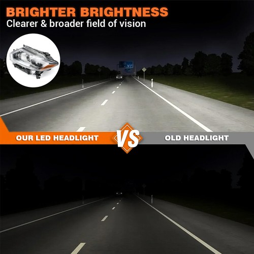For 2014 2015 2016 Nissan Rogue Projector Headlights w/LED DRL Left Driver Side - Picture 9 of 12
