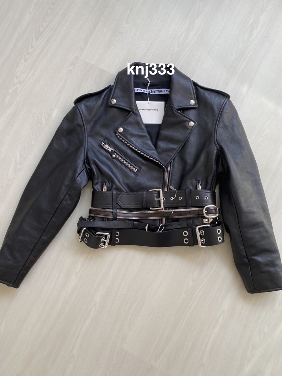 BNWT Alexander Wang Rare Runway Zip Belted Cropped Leather BNWT Alexander Wang Rare Runway Zip Belted Cropped Leather