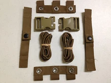 LOT OF 2 COYOTE REPAIR KIT FOR MODULAR TACTICAL VEST MTV SCALABLE PLATE CARRIER