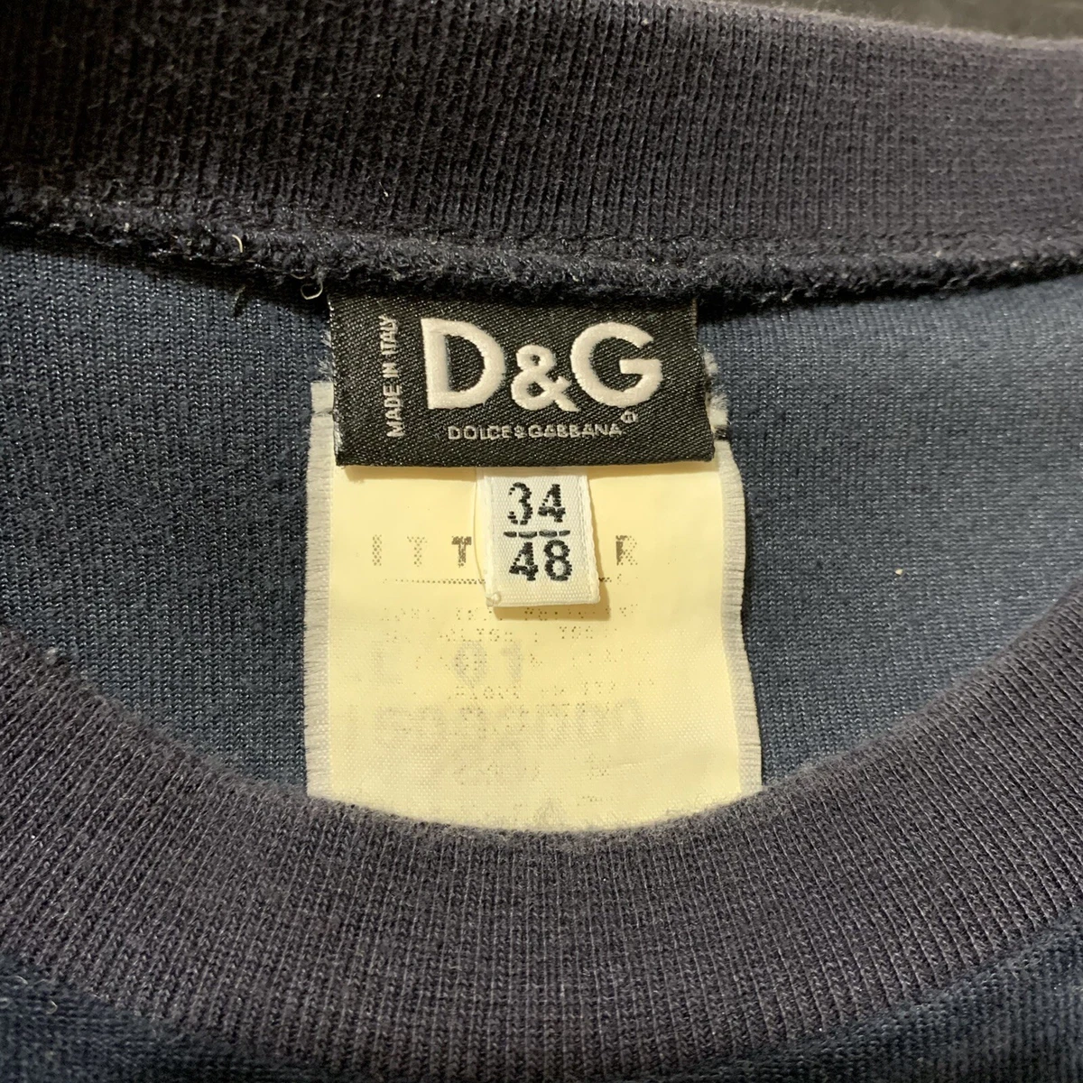 Dolce Gabbana Vintage shirt Men Velour silk Long Sleeve Zipper Pocket 34/48 M