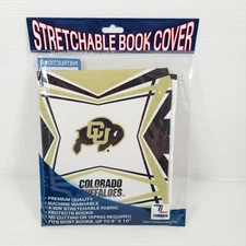 Colorado Buffaloes Stretchable Book Cover Fits Books 8" x 10" New 