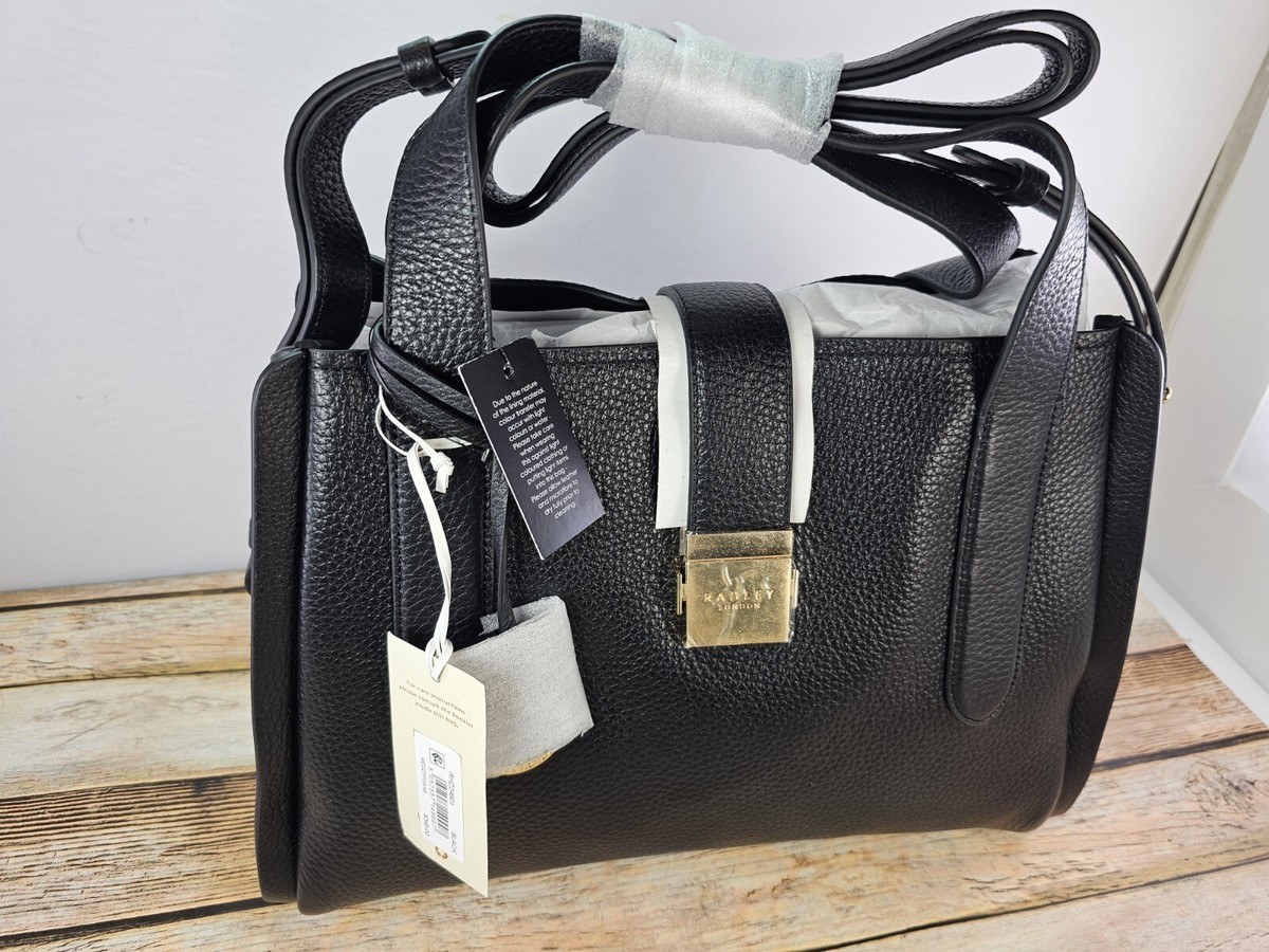 Radley スローン ストリート ミディアム ジップトップ グラブ RADLEY London Sloane Street Medium Ziptop Grab Bag BLACK