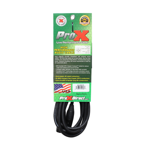 Pro X 15 Ft. Balanced XLR3-F to XLR3-M High Performance Audio Cable - Picture 3 of 4
