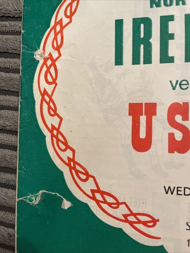 1968 NORTHERN IRELAND V USSR WORLD CUP QUALIFYING GROUP 4 PROGRAMME MEXICO 70 - Picture 2 of 8