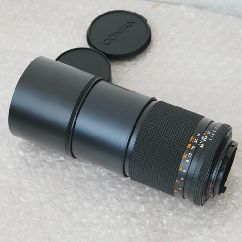 Near MINT Contax Carl Zeiss Tele-Tessar T* 200mm f/4 AEG CY Mount from Japan - Picture 3 of 15
