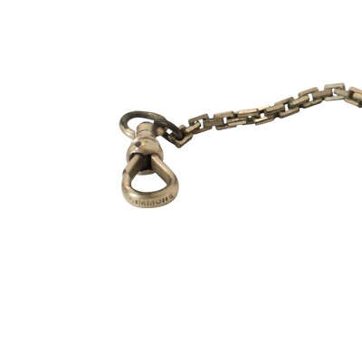 Vintage Simmons Gold Filled Pocket Watch Chain Ornate Locket Fob