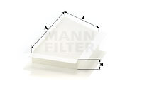 Mann-Filter CU 3448 Filter, Innenraumluft FÜR Peugeot-image