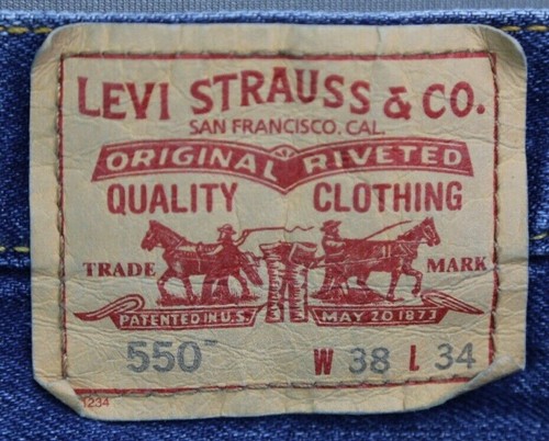 Men's 2010 Levi's 550 Jeans Relaxed Fit Size 38x34 (Measure 38x28) - Imagen 10 de 10
