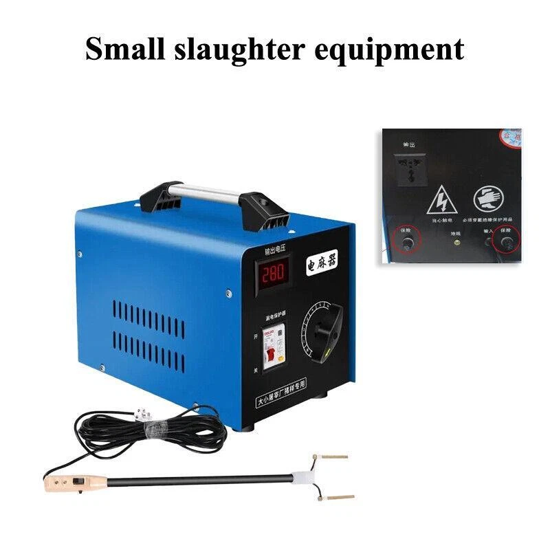 Small slaughter tool pig cattle sheep electric anesthesia device