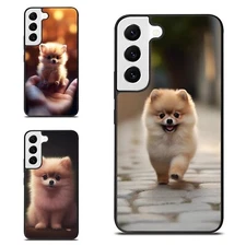 For Samsung Galaxy Z Fold Flip 3 4 5 6 super cute Pomeranian Plastic TPU