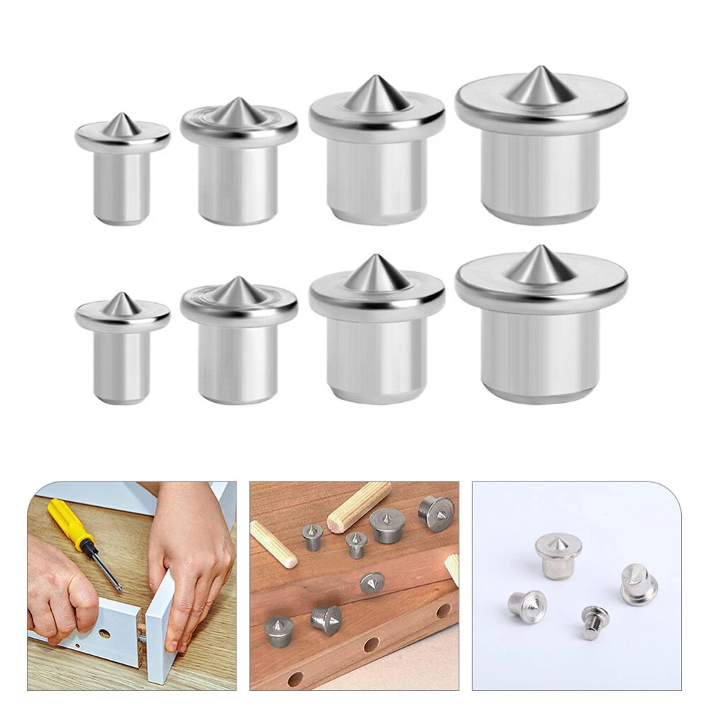 2 Sets Log Pin Retainer Steel Optical Center Punch Wood Dowels eBay