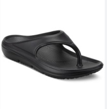 Club Room Men's Remy Thong Sandals, Black, 11 M