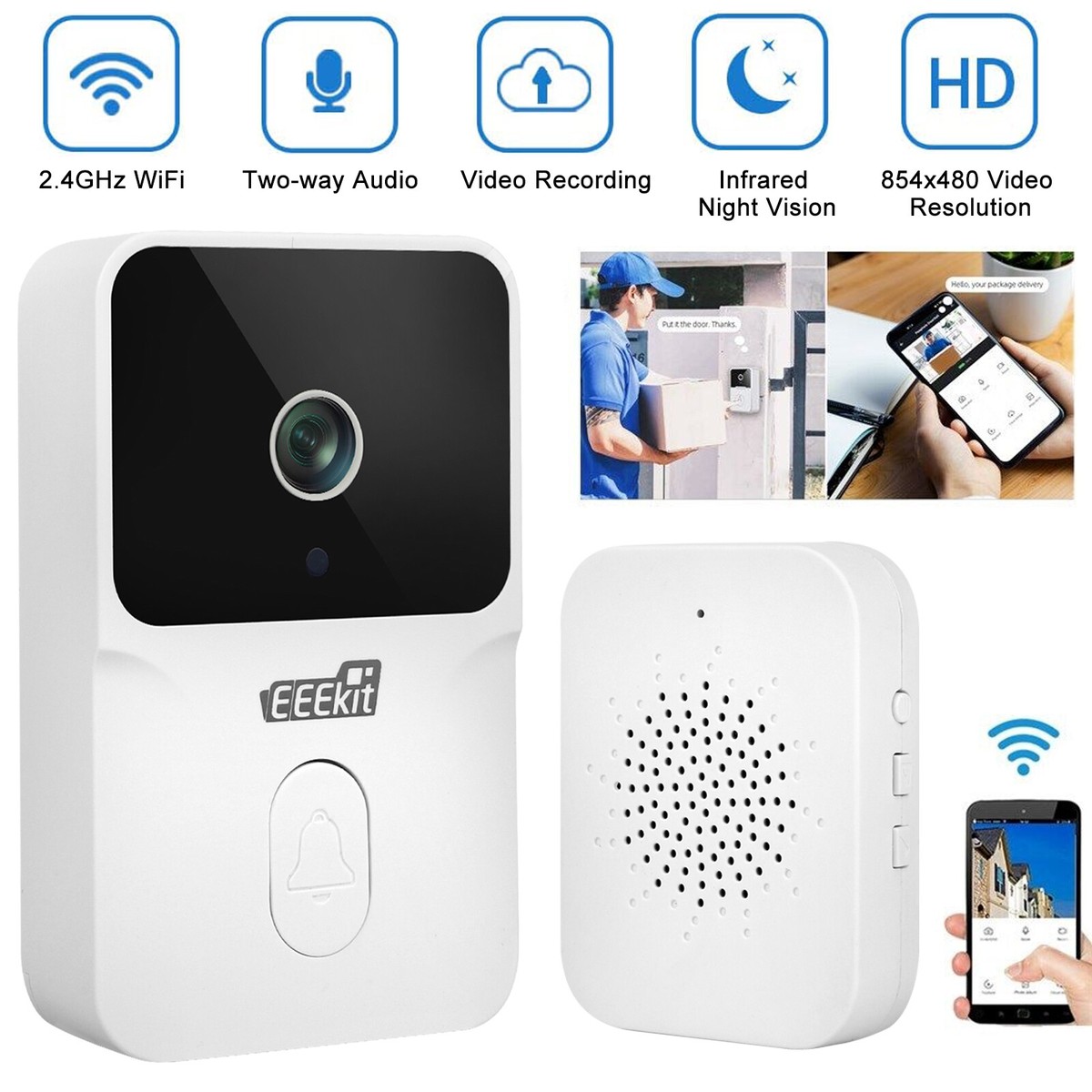 Wireless Doorbell Ring Doorbell Starts Recording Too Late Smart